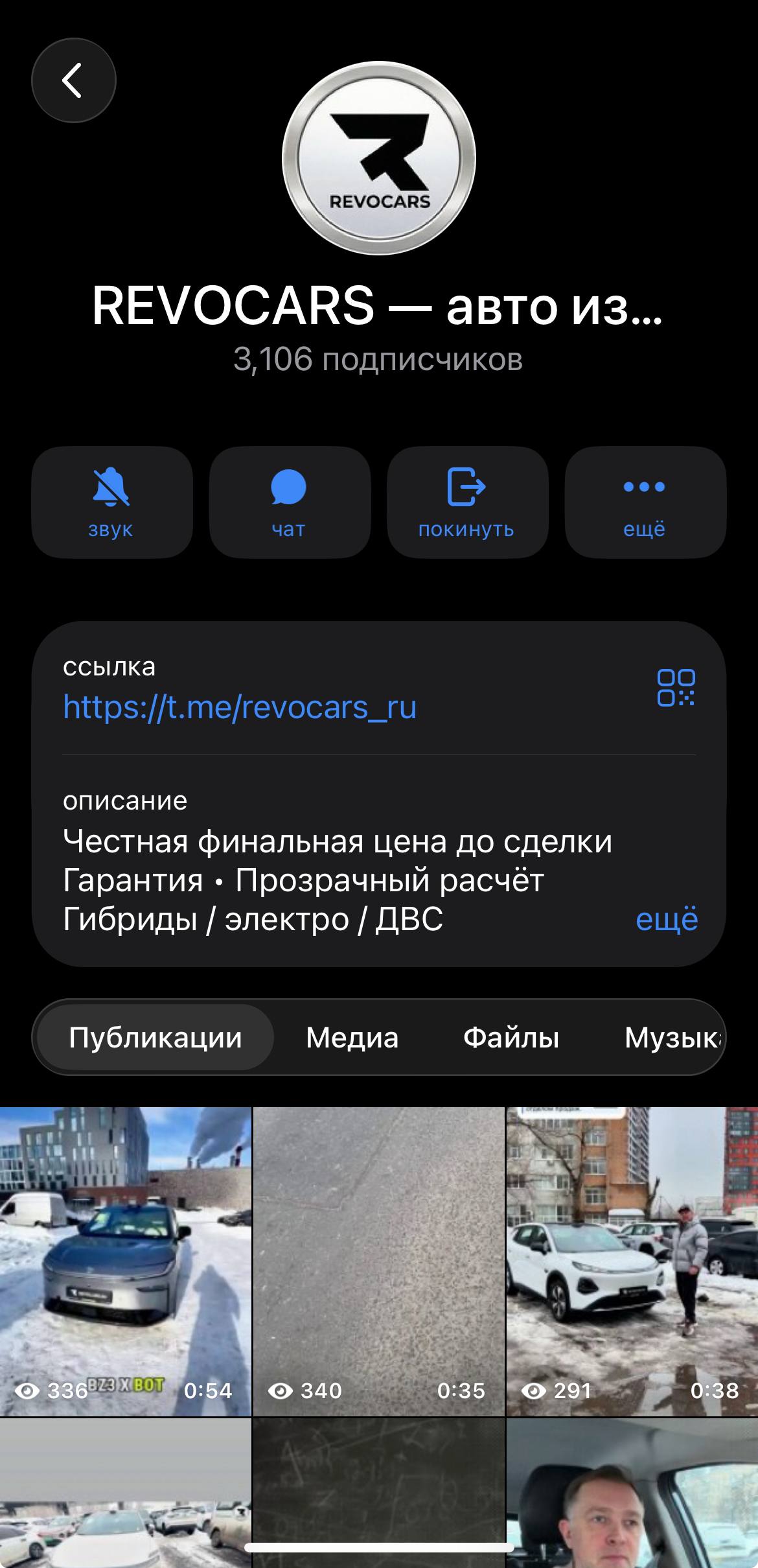 Telegram REVOCARS 3106